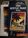 Crayola 12 Ct. Acrylic Paint Sticks Artist Tool New. Price: $12.99.