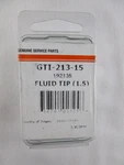 Devilbiss GTI-213-15 1.5 Mm Fluid Tip Air Nozzle Oem Sealed Free Shp. New. Price: $55.00.