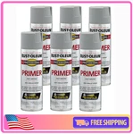 Rust-oleum 7582838-6PK Professional Primer Spray, 15 Oz, Flat Gray, Pack New. Price: $77.33.
