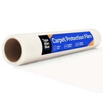 Carpet Protection Film 24"X200' Roll, Clear Self-adhesive Durable Plastic, Made New. Price: $55.99.