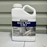 Rust-oleum Quick Prep 3-IN-1 Concrete Cleaner, Degreaser & Etch, Gallon 128 Oz New. Price: $31.99.