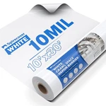 Spirecover White Crawl Space Vapor Barrier, Mil 10' X 30', Hea New. Price: $96.96.