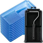 12 Pcs 4 Inch Paint Roller Tray, 10X Disposable Plastic Liners, 1X Frame New. Price: $16.99.