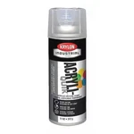 Krylon Industrial K01301A07 Spray Paint, Crystal Clear, Gloss, Solvent, 12 Oz New. Price: $10.29.