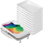 Paint Tray And Liner Set, Includes 9" Reusable Metal Pans & 10 Pack Of New. Price: $44.95.