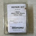 Bedford Repair Kit 24F-970 Graco 180CC (750) Xtreme W/ Tuff-type Seals New. Price: $55.00.