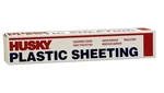 12' X 100' Roll Clear Husky 4-MIL Plastic Sheeting Cover Protection CF0412C New. Price: $12.99.