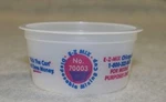 1/4-PINT Plastic Mixing Cups, Box Of 200 E-z 661532700032 New. Price: $76.82.