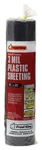Frost King Black Plastic Sheeting Roll For Doors And Windows 25 Ft. X 3 Mil New. Price: $22.73.