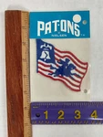 Vtg Nip Nos Flag Liberty Bell Paul Revere Patch 70S Pat-ons By Nielsen Stick New. Price: $11.97.