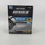 Rust-oleum Rocksolid Metallic Floor Coating Kit Silver Bullet 70OZ New. Price: $149.97.