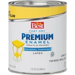 203317D Fast Dry Acrylic Latex Gloss Premium Enamel, Sun Yellow, Qt. New. Price: $46.35.