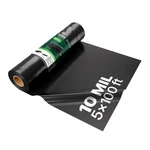 Vevor 10MIL Plastic Sheeting Roll 5 X 100 Ft Heavy Duty Polyethylene Black New. Price: $59.99.