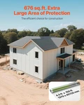 House Wrap, 4.5 X 150 Ft, 0.13 Mm Thick Vapor Barrier, Heavy Duty Plastic Sheeti New. Price: $112.79.