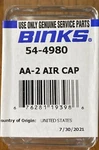Brand New Sealed- Oem Binks 54-4980 AA-2 Air Cap. Price: $29.00.