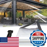Clear Tarp Heavy Duty Waterproof 8X10FT, 14MIL Plastic Sheeting With Gromm New. Price: $79.26.