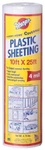 Warp Brothers SP-4CH10-C Mil Carry Home Coverall Clear Plastic Sheeting, New. Price: $27.99.