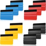 Frienda 12 Pieces Plastic Felt Edge Squeegee Tool Vinyl 4 Inch Blue New. Price: $17.30.