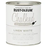 Rust-oleum 285140 Ultra Matte Interior Chalked Paint, 30OZ Can, Linen White New. Price: $32.99.