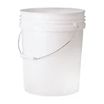 Leaktite 1123032 White 5 Gal. Capacity 0.70 Mil. Plastic Pail (pack Of 10) New. Price: $82.68.