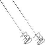 Pack 2 Extra Long Paint Mixer For Drill 17-IN Shank, 5GAL Rust-proof Easy New. Price: $39.99.