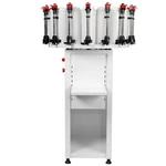 110V Paint Colorant Dispenser 12 Canister Base Double Gauge Mixer New. Price: $1664.39.