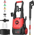 Electric Pressure Washer, 2.5 Gpm Power With Foam Cannon, High New. Price: $108.55.