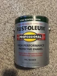 Rust-oleum Oil-based High Performance Protective Enamel Hunter Green, 4.8... New. Price: $89.99.