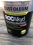 Rust-oleum Rocalkyd V7400 Enamel,flat WHITE,1 Gal. Dtm Paint 245533 New. Price: $89.99.