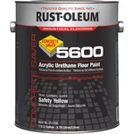 Rust-oleum 251286 Gal Floor Paint, Gloss Finish, Safety Yellow, Acrylic Base. Price: $59.29.
