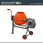 Yardmax Concrete Mixer Portable 1.6 Cu Ft Solid Steel Drums Hp Motor Drive Box New. Price: $228.50.