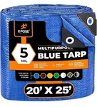 Xpose Safety Poly Tarp 20' 25', Lightweight, Durable, Water/weather Proof New. Price: $34.99.