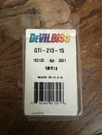 Devilbiss GTI-213-15 192135 Fluid Tip; 1.5MM; Automotive Body Paint Spray New. Price: $49.99.