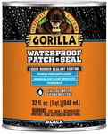 Gorilla Waterproof Patch & Liquid Rubber Sealant, Black, 32OZ (pack 1) New. Price: $40.15.