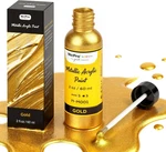 Gold Leaf 2OZ/60ML Metallic Acrylic Paint, Water-based Toxic New. Price: $14.49.