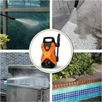 Paxcess Portable Lightweight Electric Power Washer Machine - Black/orange Used. Price: $103.46.