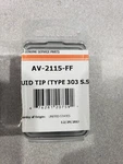 Devilbiss AV-2115-FF Spray Gun Fluid Nozzle (type 303 S.s.) New. Price: $49.00.
