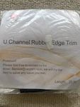 Protalwell 20 Ft Black Channel Rubber Edge Trim W/ Adhesive New. Price: $14.00.