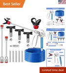 High-performance 3600 Psi Airless Paint Sprayer Kit: Precision Every Surface New. Price: $86.99.