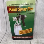 Central Pneumatic Paint Spray Gun Item #43760 Swl - New Box. Price: $43.99.