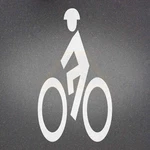 "bike Lane" Premark Preformed, Thermo-plastic Pavement Markings Vizigrip 2' X 4' New. Price: $150.00.