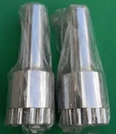 Nos Pair Vintage Angeles Plating Gardena Ca. Unique Chrome Exhaust Tips New. Price: $100.00.