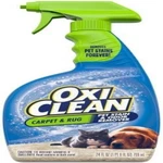 Oxiclean Carpet Stain Remover 24OZ New. Price: $8.10.