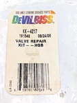 Devilbiss KK-4217 Valve Repair Kit, For Hgb Fluid Regulators OF25 New. Price: $17.50.