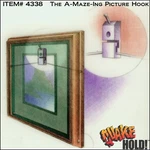 Quake Hold Ready America Plastic Coated White Safety Picture Hook 100 Lb 4 Pk New. Price: $9.74.