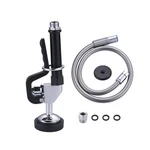 Commercial Sink Sprayer Valve With Hose: Iviga 45" Flexible Stainless Steel C... New. Price: $99.35.