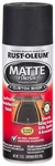 Rust-oleum 263422 Matte Black Finish Spray 12 Oz New. Price: $16.99.