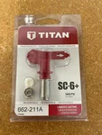 New, Titan 662-211A, SC-6+ Reversible Spray Tip & Seal. Price: $27.99.