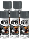 5PK Rust-oleum Engine Enamel Ceramic Coat Gray Spray Paint High Heat 11OZ New. Price: $56.99.