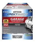 Rust-oleum Epoxyshield Garage Floor Coating Dark Gray 2 Part Kit New. Price: $118.49.